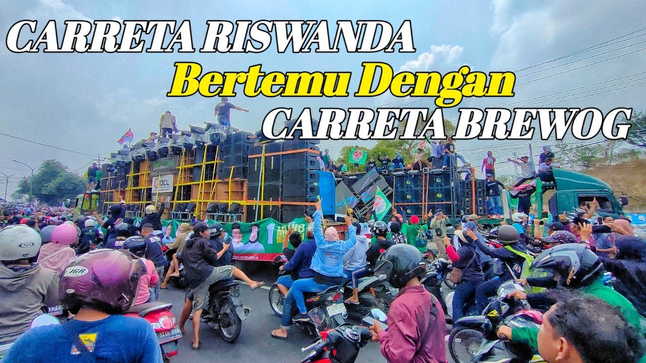 VIRAL 🔥 Detik² CARRETA BREWOG 02 Berpapasan Dengan CARRETA RISWANDA 01 Saat Pawai Kampanye Akbar