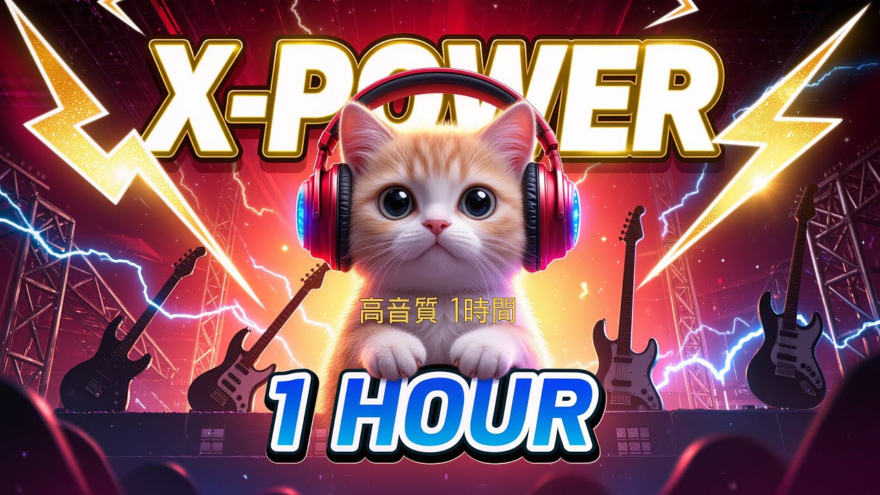 【朝ロック】XJAPAN愛が詰まった疾走ロックインスト 1時間｜広告なし【出勤・ゲーム・作業用】
