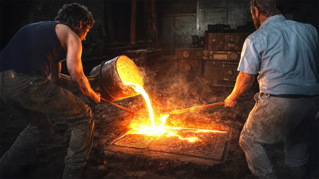 BEFORE MACHINERY: From Molten Iron to Finished Plate