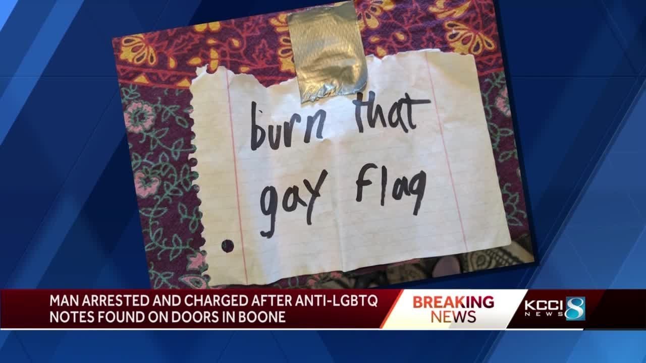 Hate crime charges filed in connection with Boone anti-LGBTQ notes