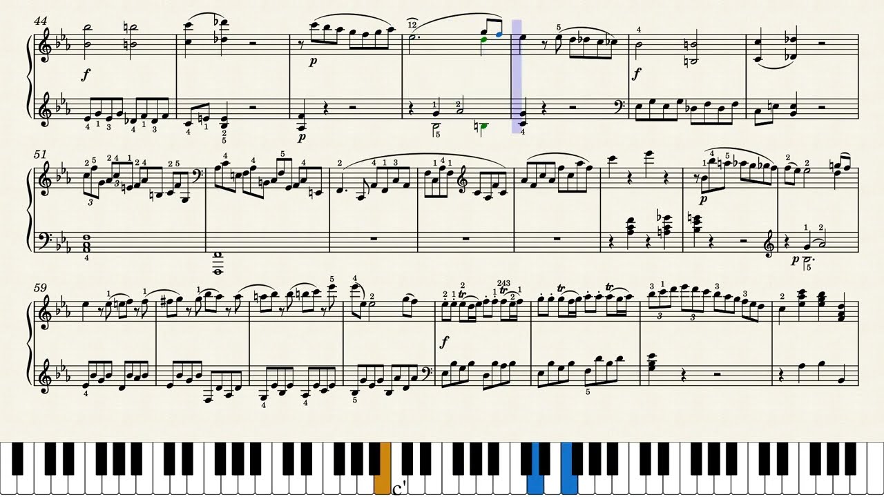 모짜르트 소나타 14번 1악장 | Mozart Sonata No.14 I.Molto Allegro, K.457