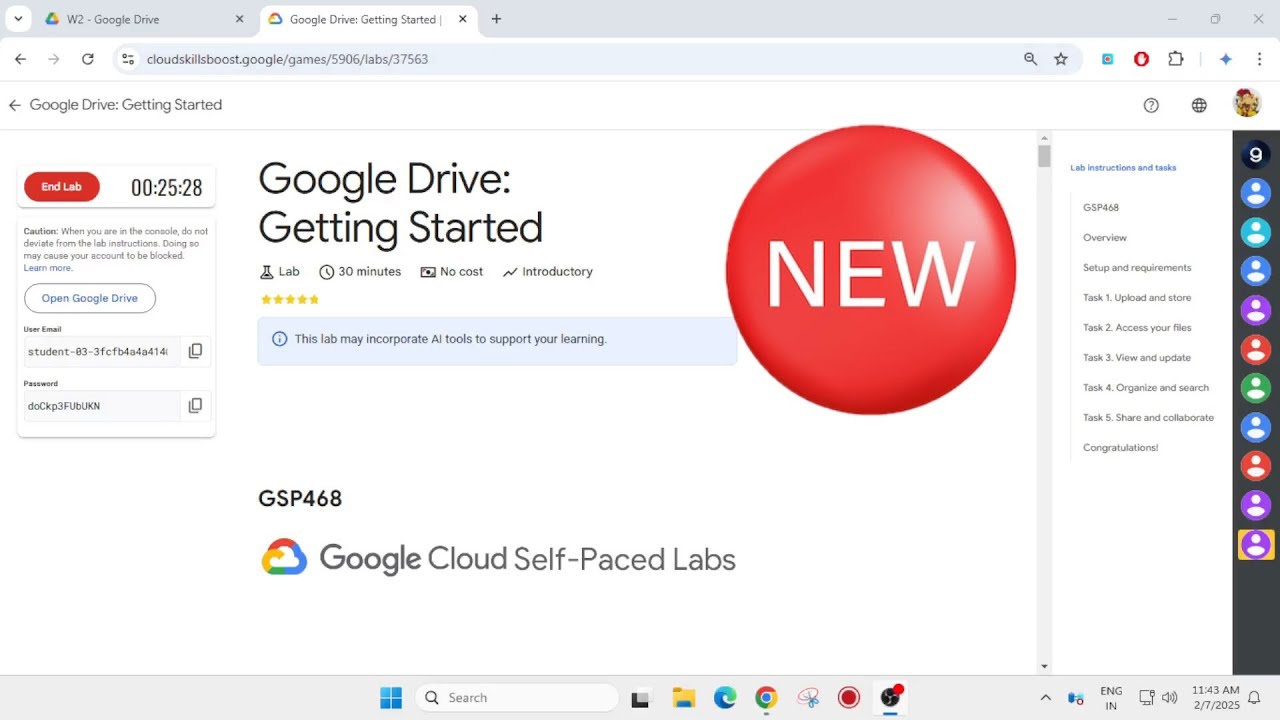Google Drive: Getting Started || #GSP468 || #2025 Solution