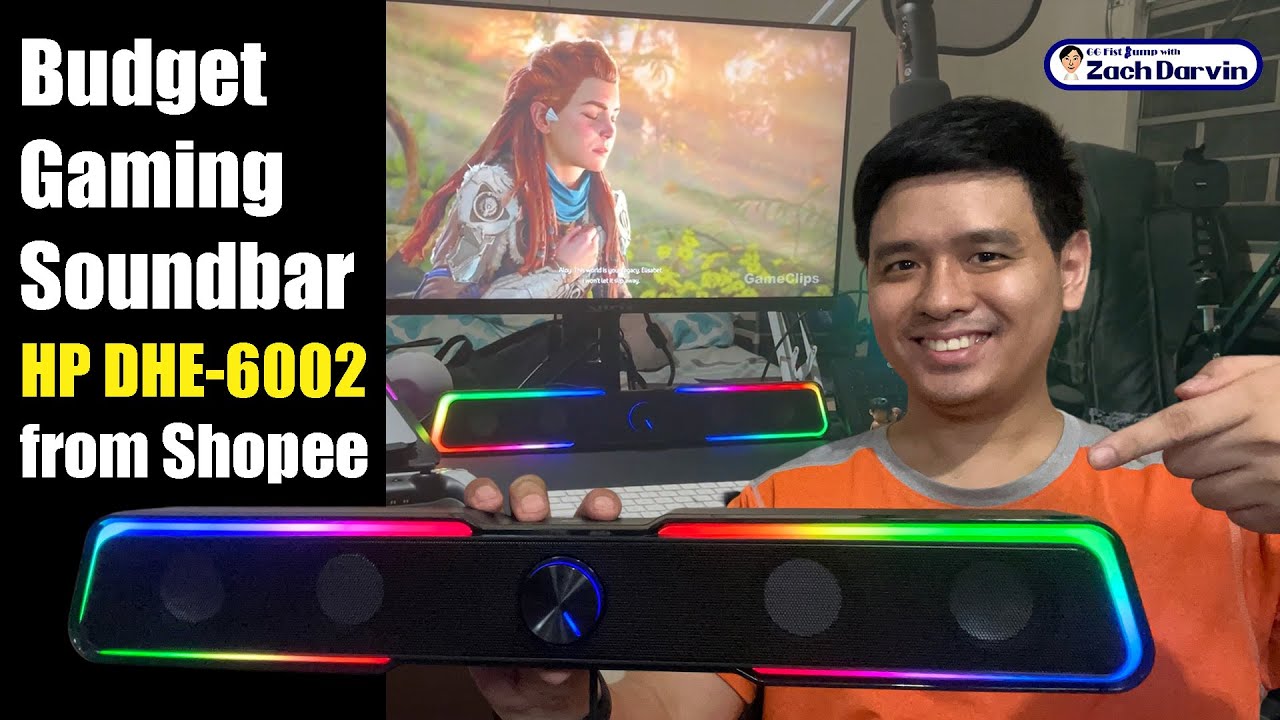 Бюджетная игровая звуковая панель HP DHE-6002 от Shopee! Филиппины
