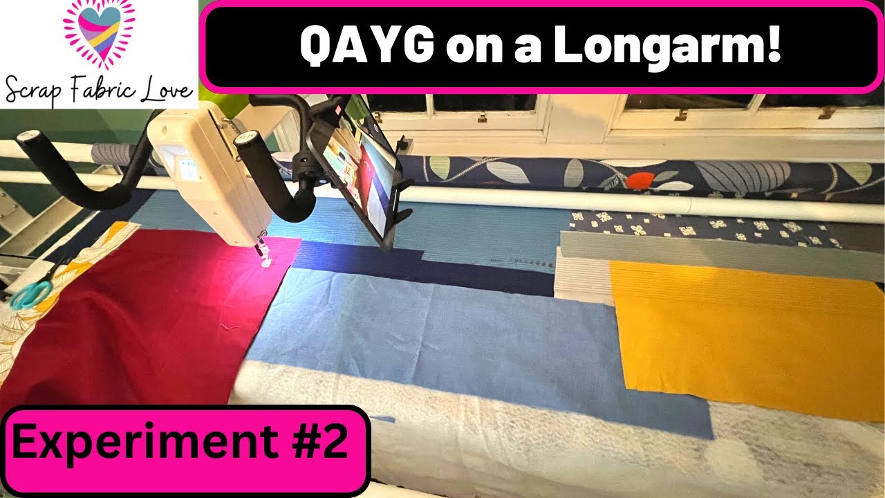 Quilt-As-You-Go on a Longarm:  Overlapping Raw Edges