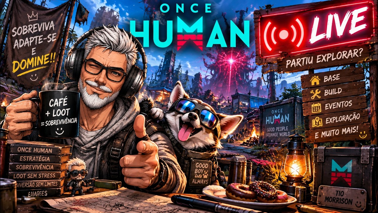 🔴 AO VIVO NO ONCE HUMAN! NAVEGANDO PELOS MARES !!!!
