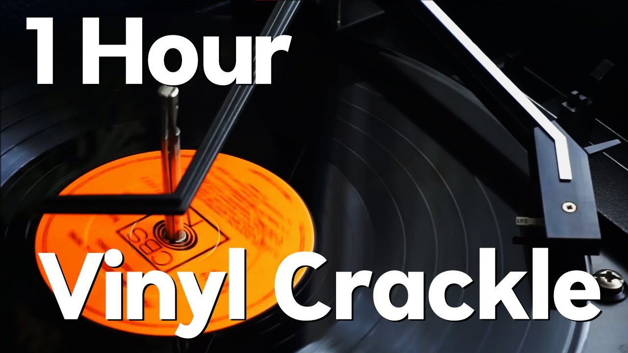 1 Hour of Vinyl Crackle on an old Record Player