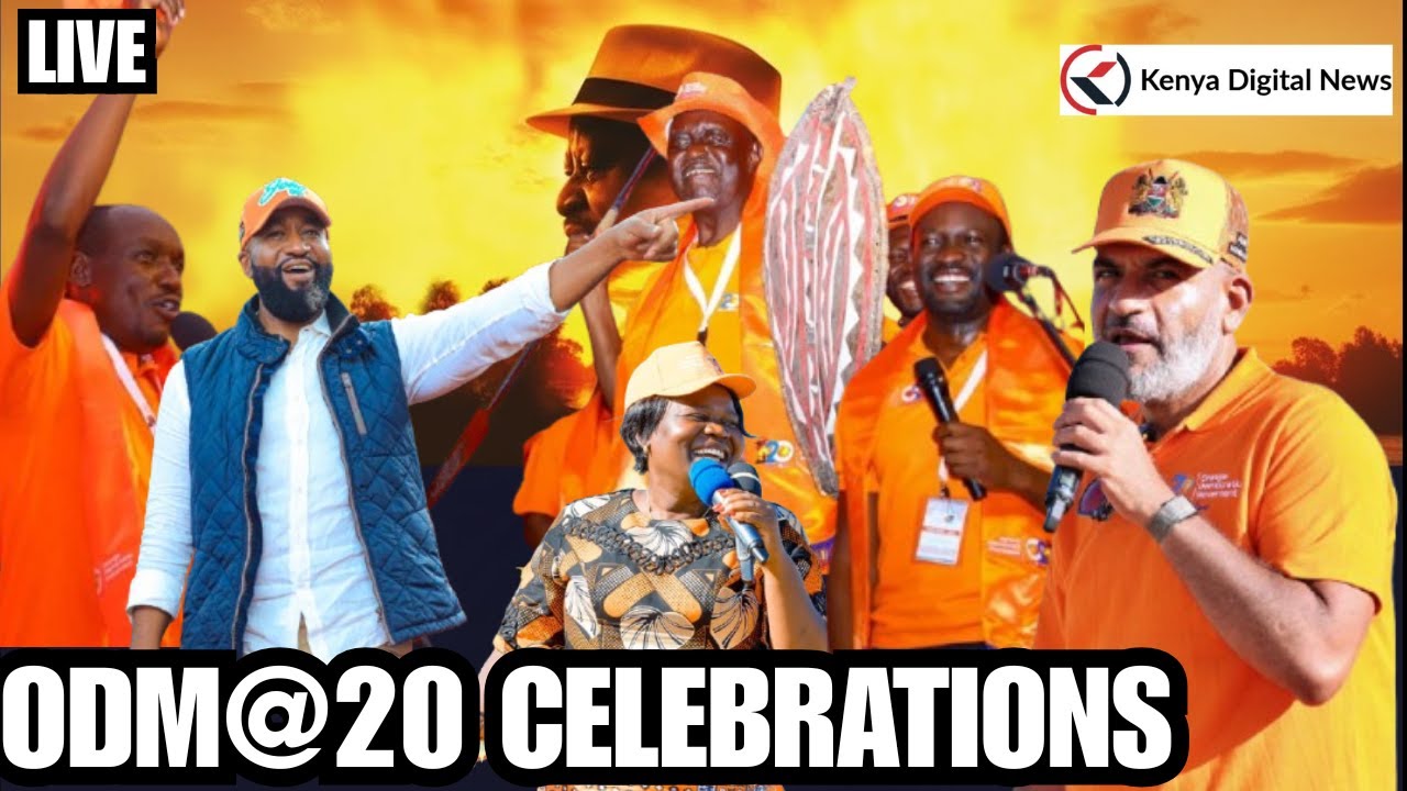 LIVE: Commemorating 20 years of ODM Party in Mombasa II ODM@20 Anniversary!!
