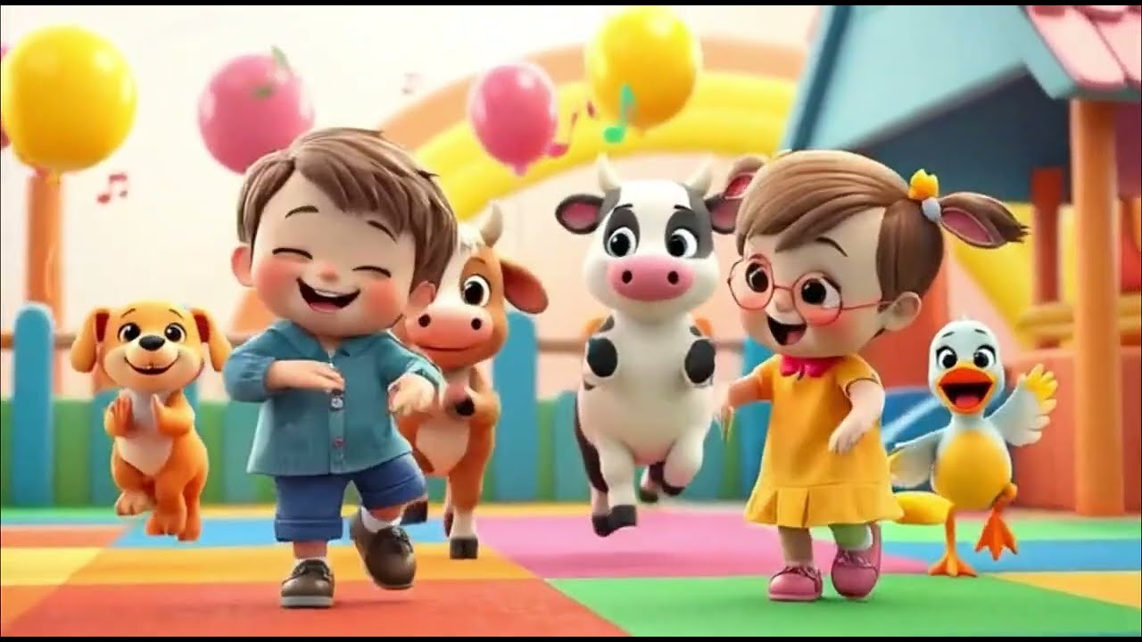 Hello Hello Animal Song | Kids Dance & Sing Along | Jump, Clap & Sing with Animals