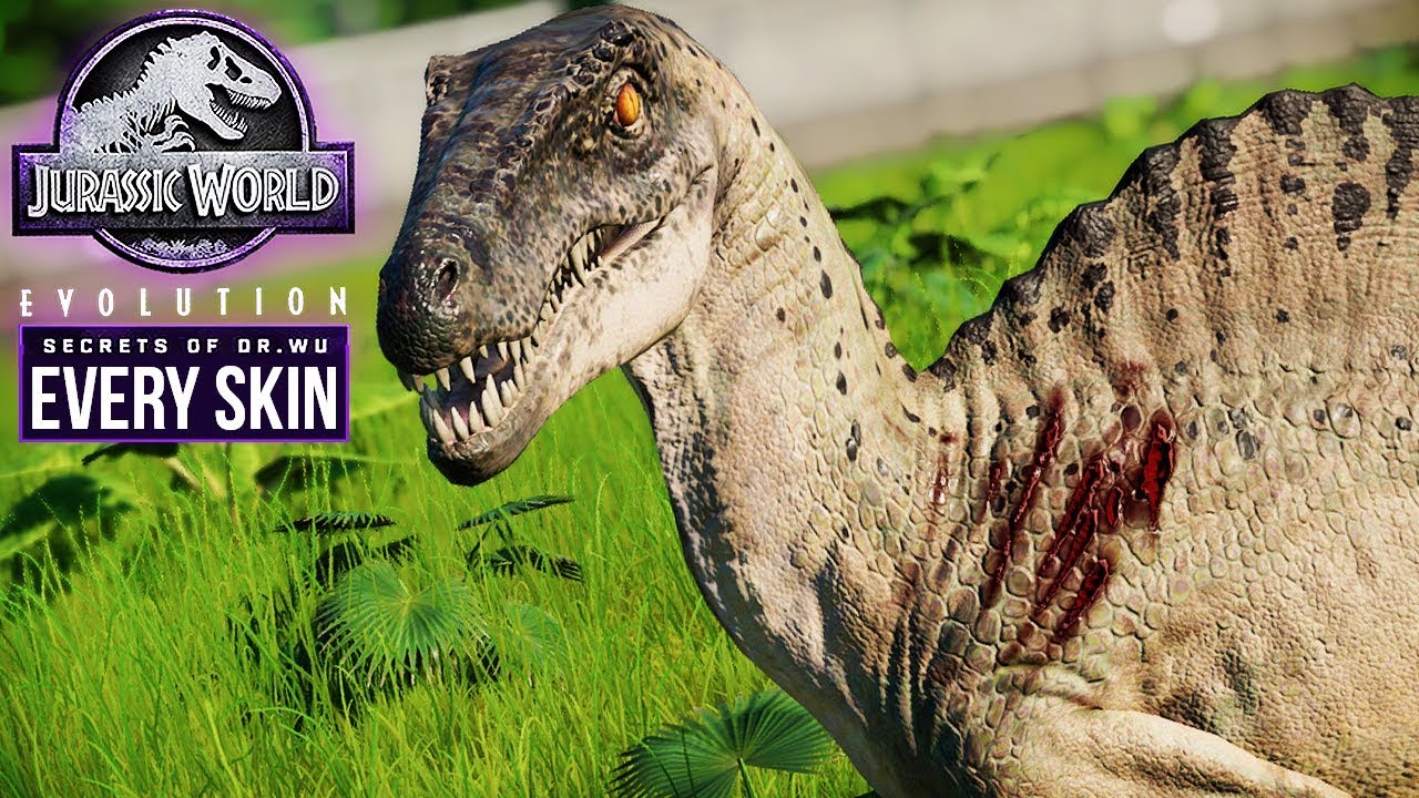 SPINORAPTOR | Every Skin, Kill Animation, Fight Animation (Jurassic World: Evolution New Dinosaur)