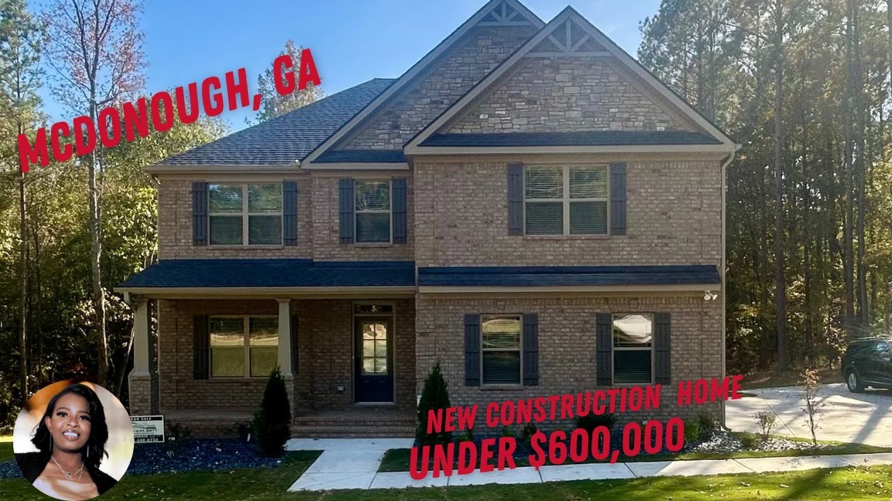 Home Tour 🏡 Luxury Home in McDonough, Georgia - Custom New Construction Home For Sale.