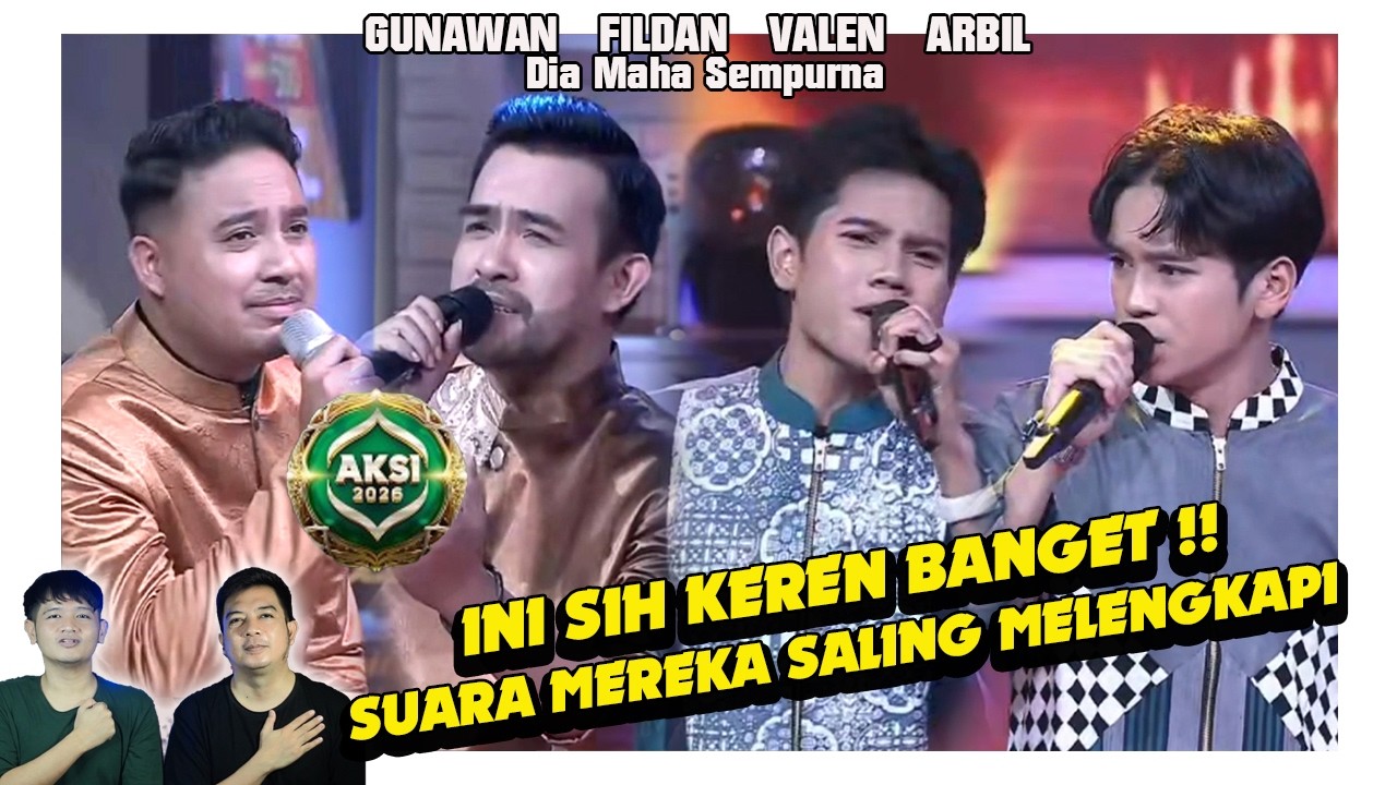 Saling melengkapi. Fildan, Valen, Gunawan, & Arbil Dia Maha Sempurna. KEREN !!
