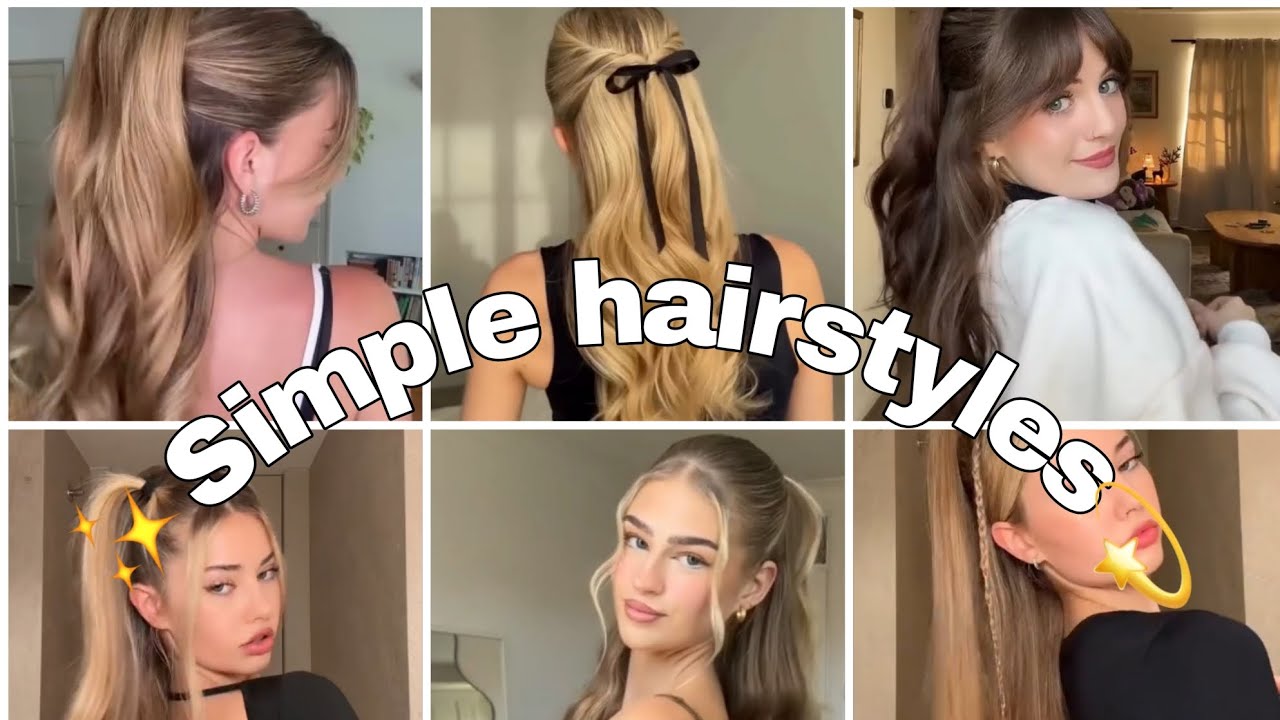 تسريحات شعر بسيطة للعيد لشعر طويل رح تخليكي حلوة غصب عنك بتجنن💝🫶🏻Simple hairstyles for Eid #تسريحات 