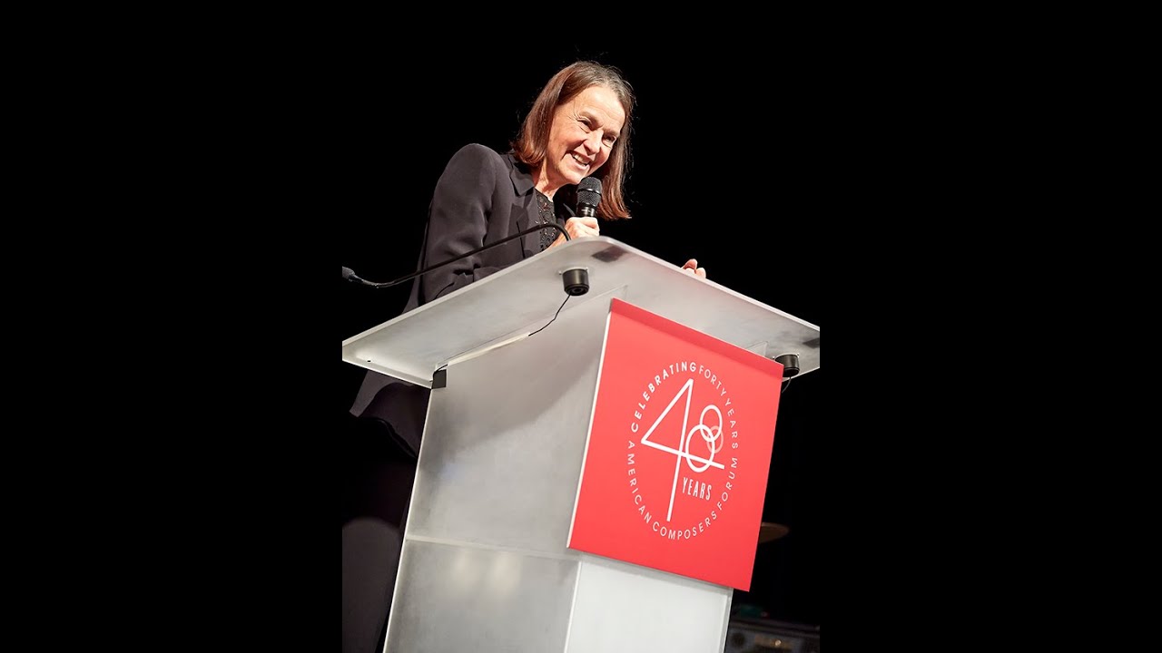 Libby Larsen, composer and co-founder of the American Composers Forum