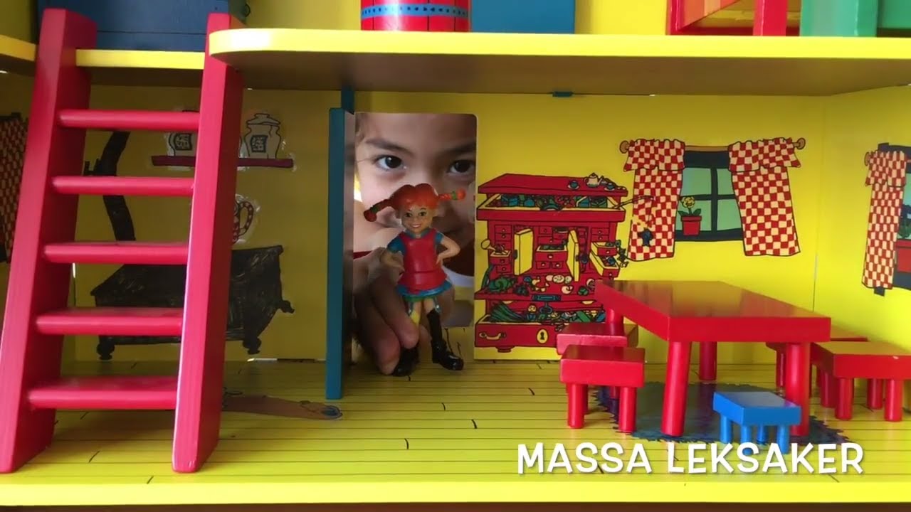 Pippi Långstrump och hennes vänner - Uppackning av Villa Villekulla! Roligt med MASSA LEKSAKER!