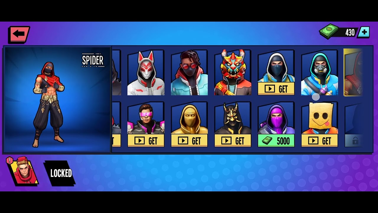 I unlock my skins of one line#fighting #spiderman #gaming 😜😜