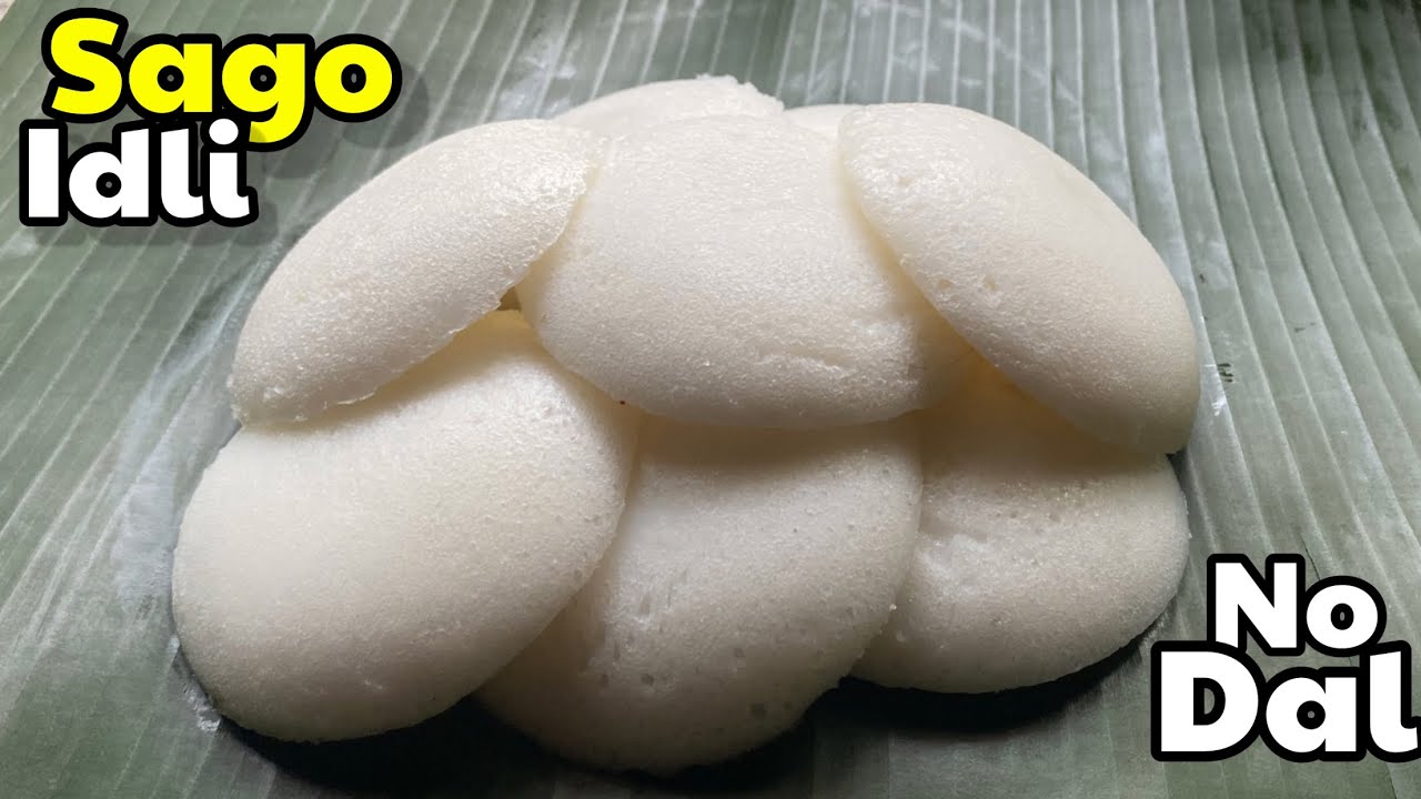 Sago Idli || Idli recipe |Soft idli without urad dal || Idli