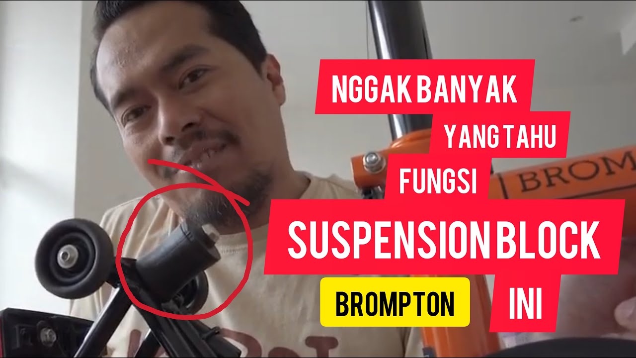 Brompton Suspension Block | Brompton Folding Bike Trick