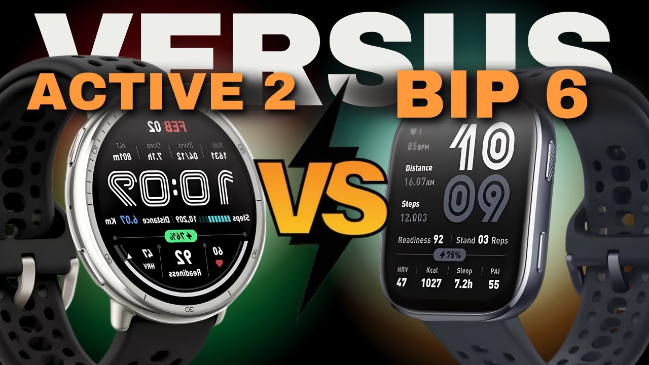 Amazfit BIP 6 Vs Active 2 Comparativo | Qual é o Melhor?