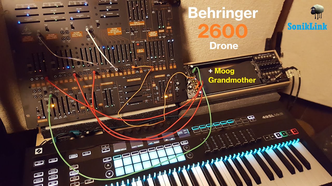 SonikLink - Behringer 2600 Drone w/ Moog Grandmother