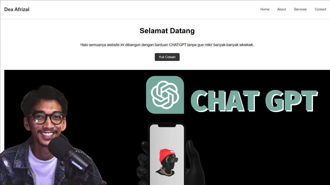 Bikin Website Pake CHATGPT Langsung Publish Ke Hostingan