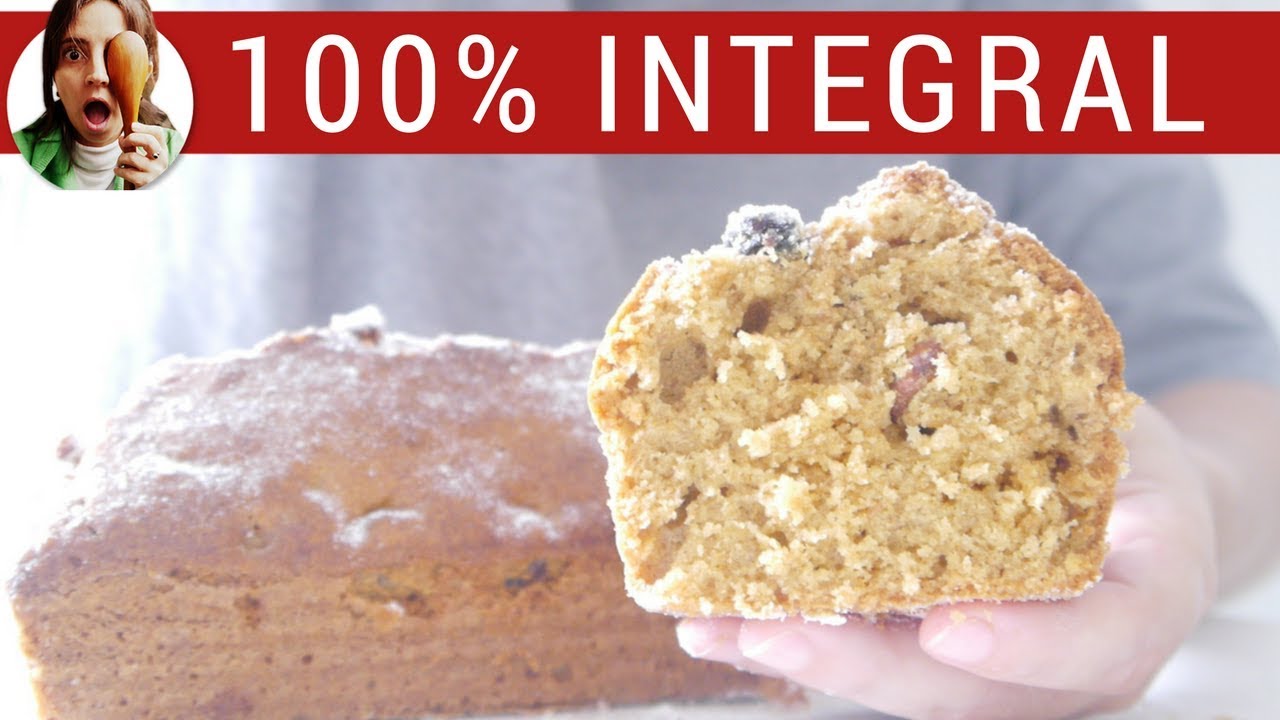 BUDÍN INTEGRAL :  Fácil, esponjoso y con aceite