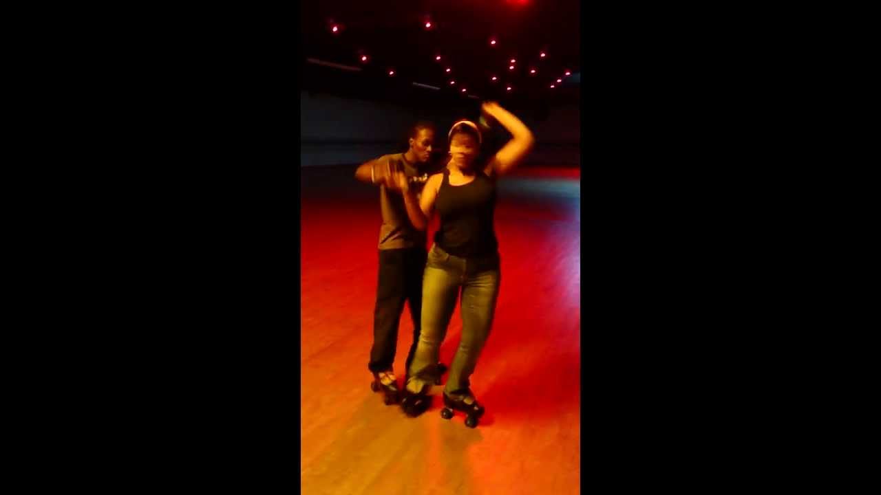 STL BALLROOM STYLE ROLLER SKATING ME & CASSANDRA