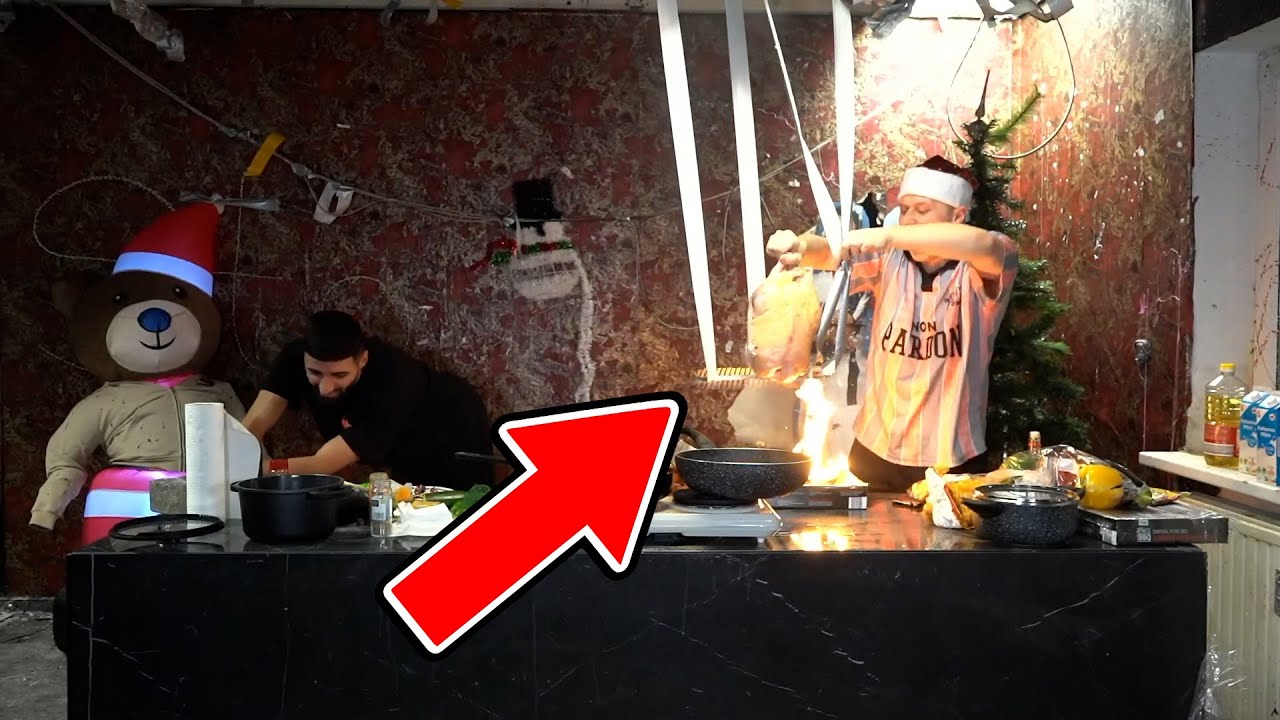 Jordan & Semih WER MACHT DAS BESSERE WEIHNACHTS ESSEN (es brennt)