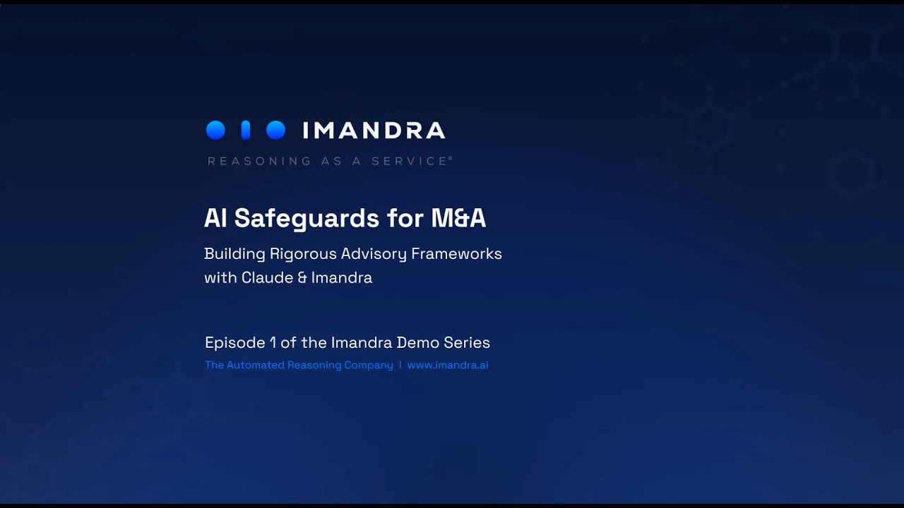 M&A Term Sheet Analysis with Imandra CodeLogician and Claude