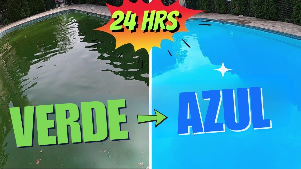 Cómo limpiar una piscina verde SÚPER RÁPIDO - Guía paso a paso