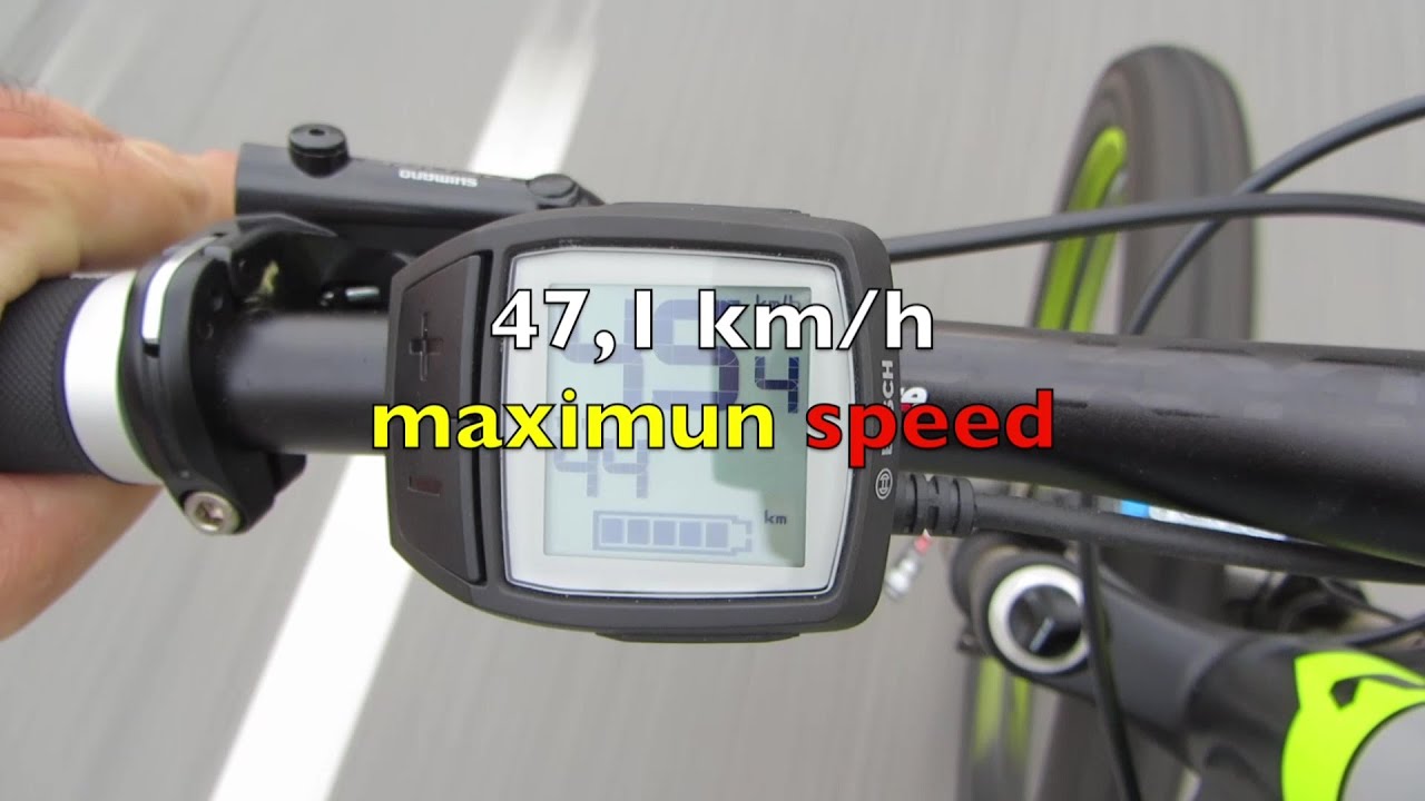 Modifica ebike sblocco del limite velocità