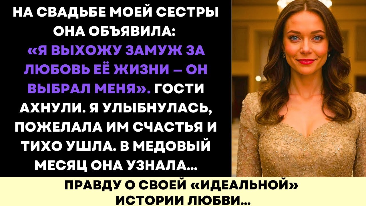 На Свадьбе Моей Сестры Она Увела Моего Жениха—Но В Медовый Месяц Узнала Правду