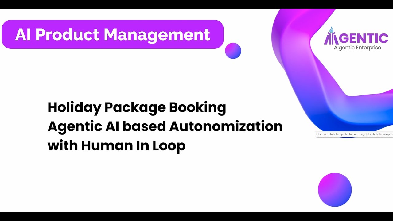 AI Product Management   Digitally Intelligent Holiday Package Booking