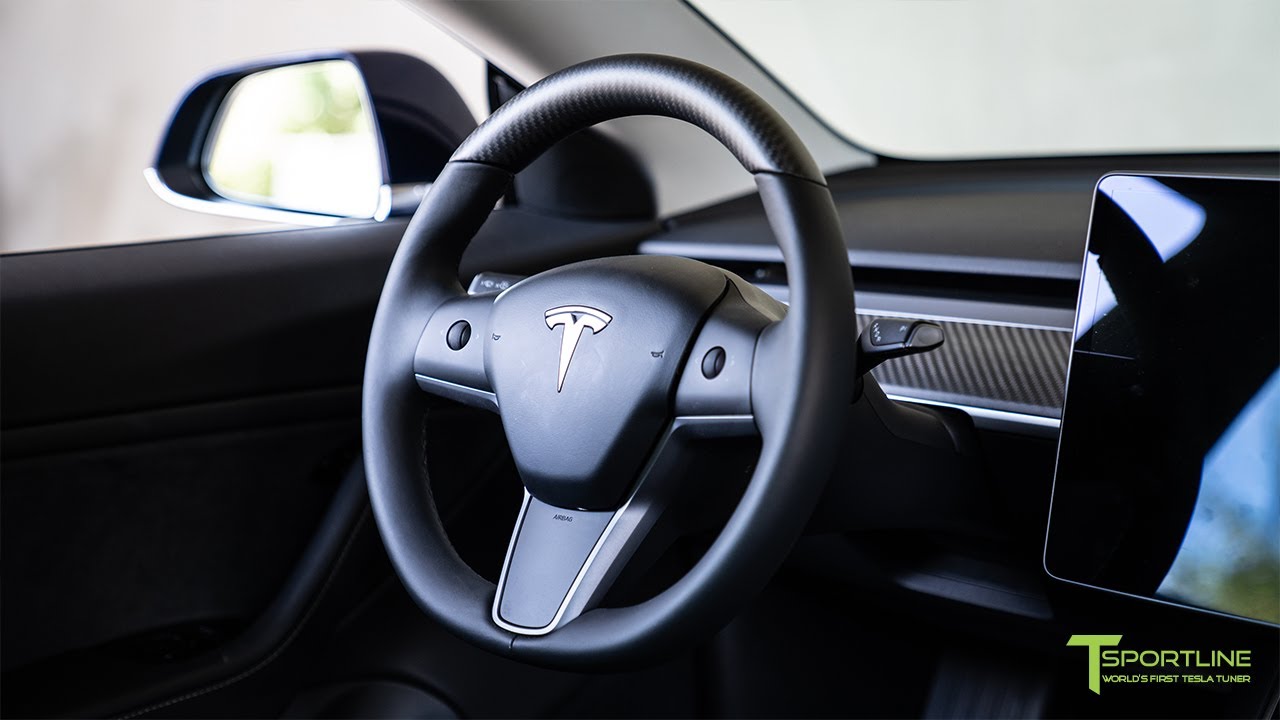 Как установить руль Tesla Model 3