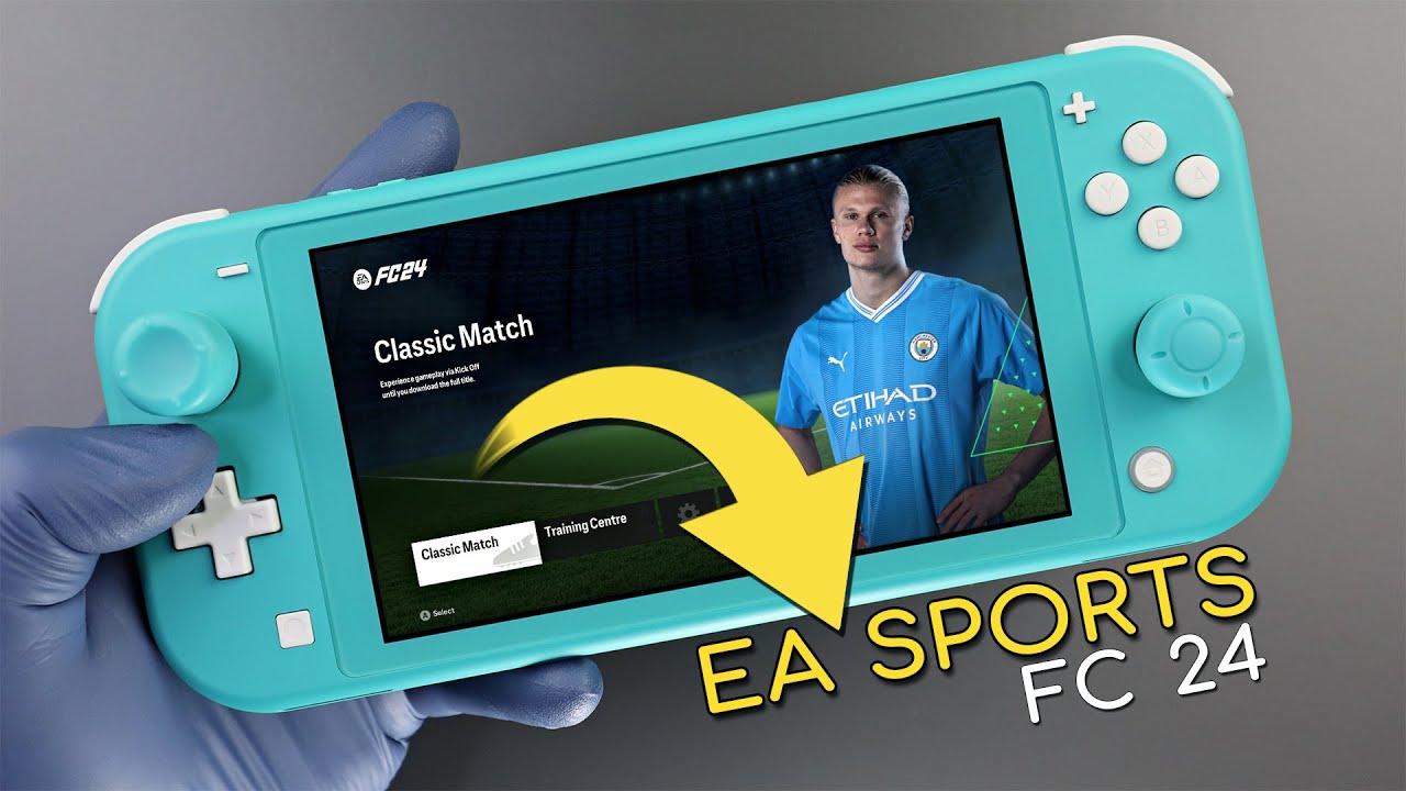 EA Sports FC 24 Nintendo Switch Lite Gameplay