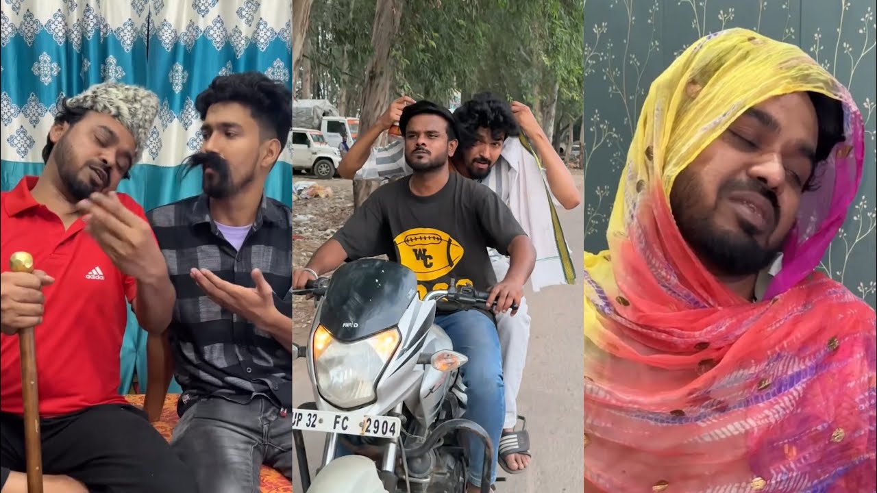 Amir Hindustani and shah alam Old and new comedy video