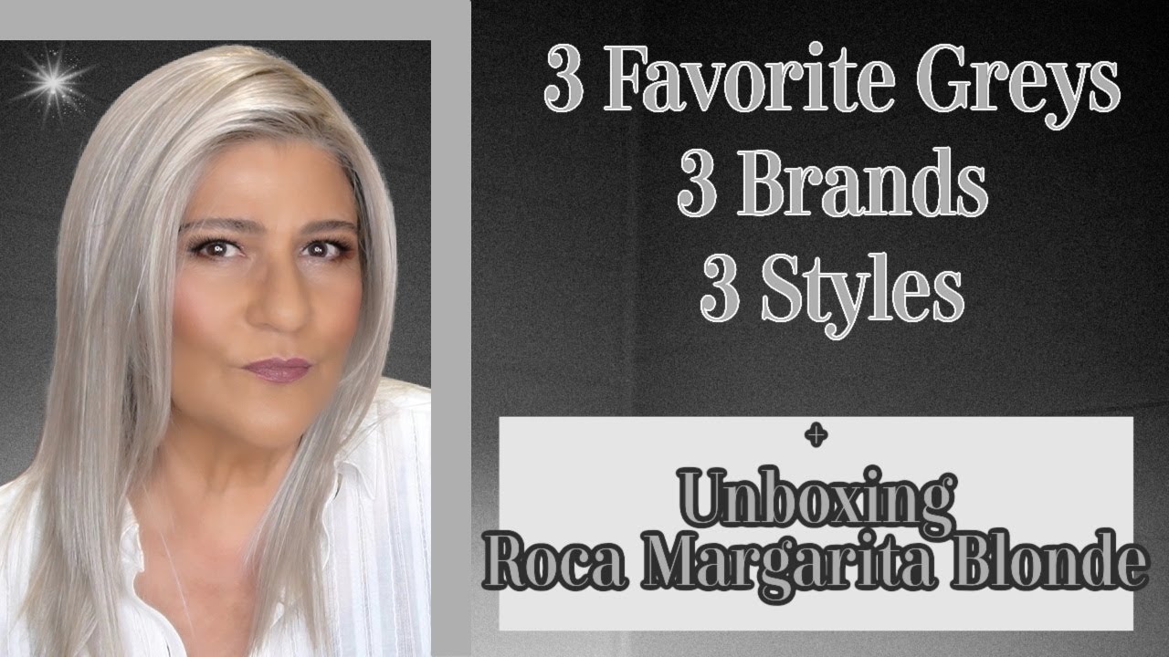 3 Favorite Grays: 3 Brands 3 Styles + Unboxing Kushikamana in Roca Margarita Blonde | Wigs