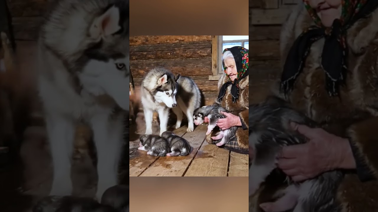&ndash;71&deg;C ❄️ FROZEN WILLPOWER 🐺 | 92-Year-Old Widow Rescues Husky Pup in Siberia