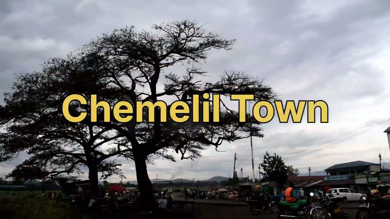 CHEMELIL TOWN . They have biggest ROUNDABOUT In western side of KENYA. Road trip