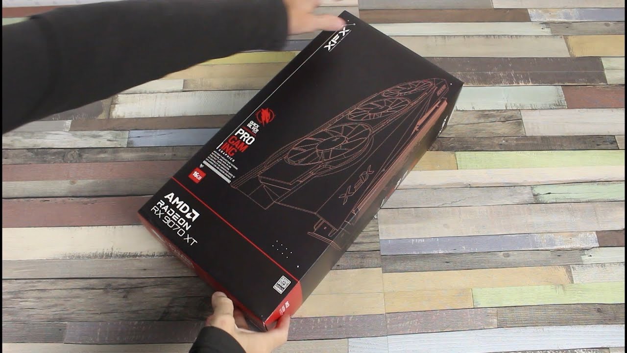 XFX Quicksilver AMD Radeon RX 9070XT Gaming Edition Videocard Unboxing