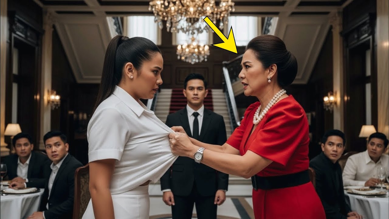 SINIRA NG AROGANTE ANG DAMIT AKALANG MESERA LANG… PERO NANONOOD ANG ASAWANG BILYONARYO