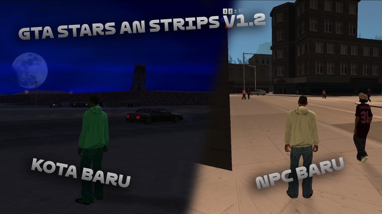 UPDATE BARU DARI GTA SA STARS AND STRIPS V1.2, ADA MAP BARU, NPC, DAN KENDRAAAN BARU