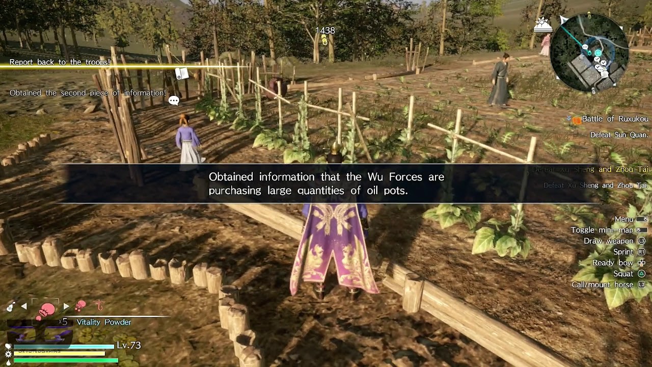 Dynasty Warriors 9 Walkthrough PT. 42 - Battle of Ruxukou (Cao Cao) (Side-Quests)