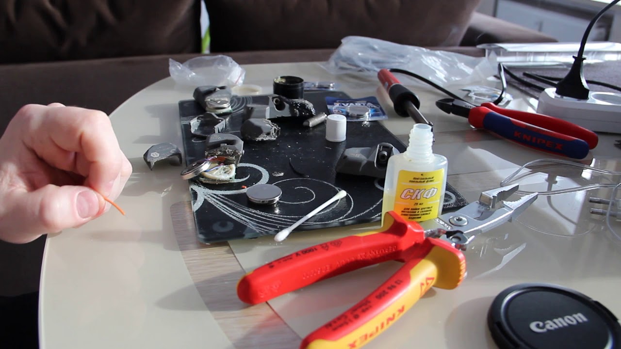 Замена элемента питания в датчиках давления шин Volkswagen Touareg NF