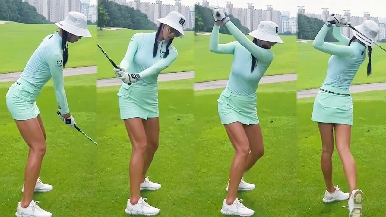 정확한 타이밍에 임팩트! KLPGA 김가형 프로의 골프스윙!