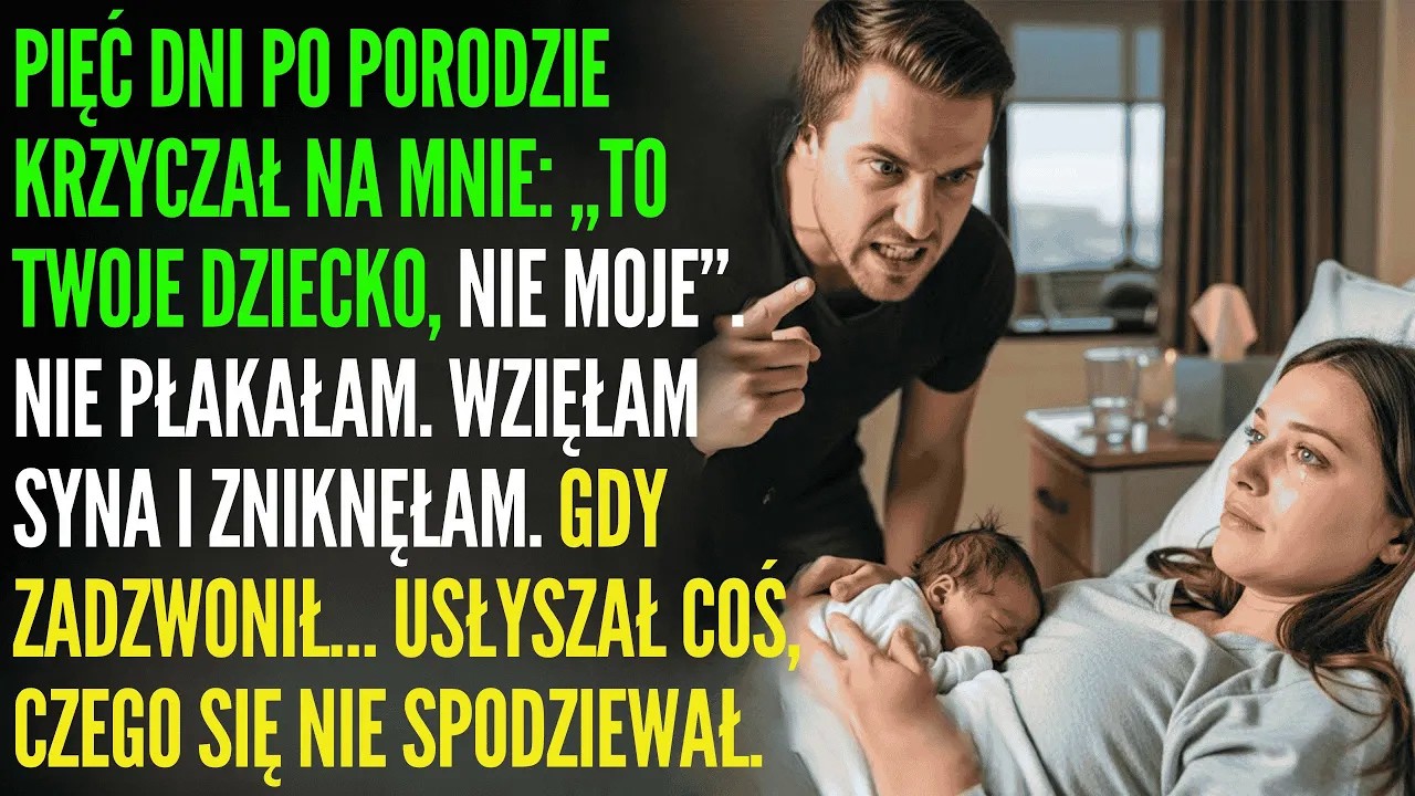 5 dni po porodzie mąż mnie porzucił. Gdy zrozumiał, CO ZROBIŁAM – oszalał