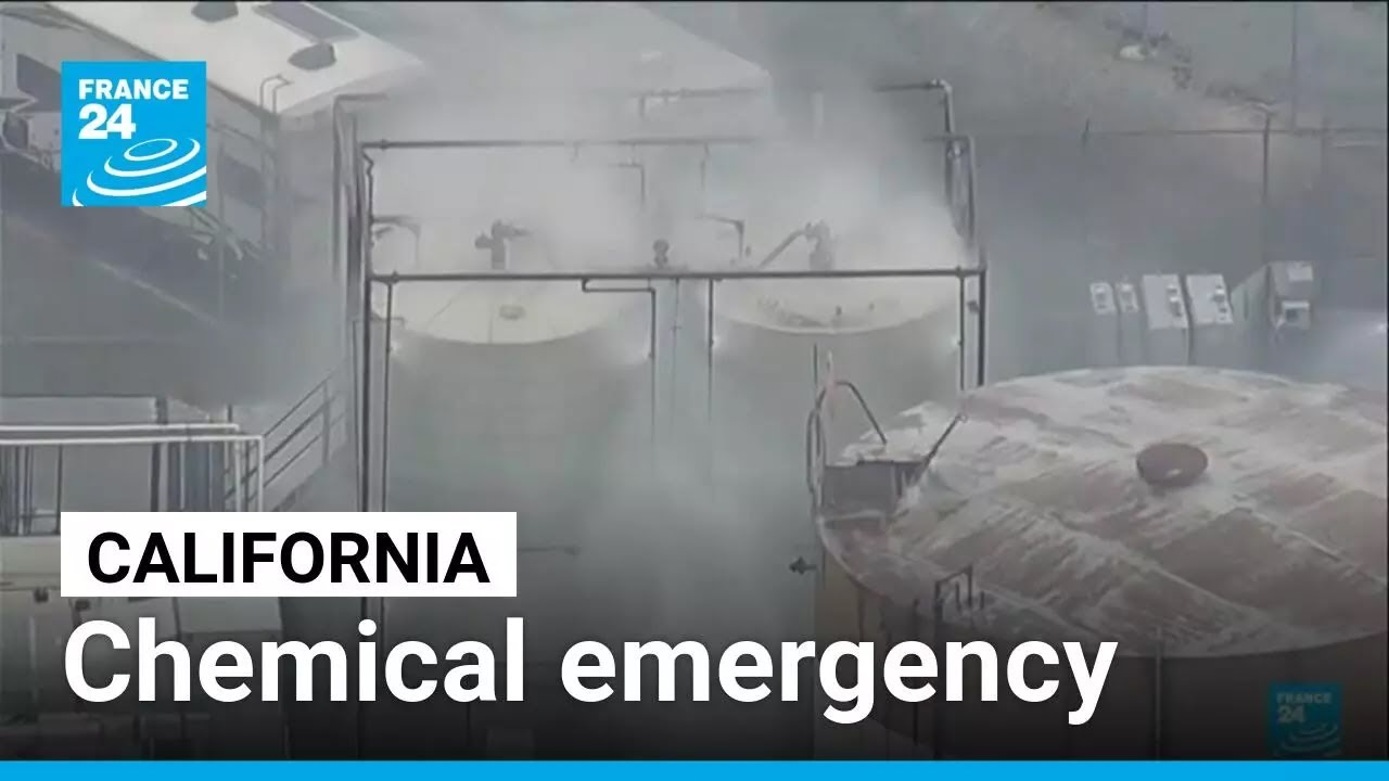 California declares chemical emergency, 40 000 residents ordered out &bull; FRANCE 24 English