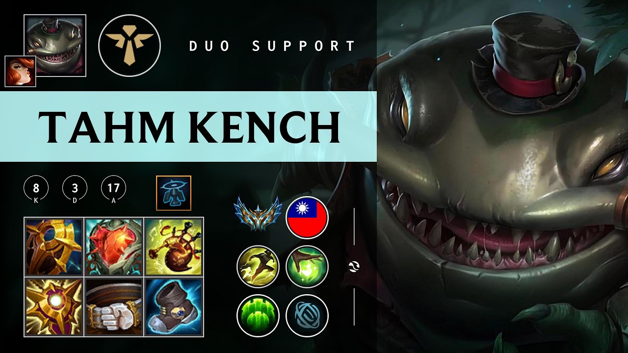 Tahm Kench Support vs Poppy - TW Challenger Patch 26.04