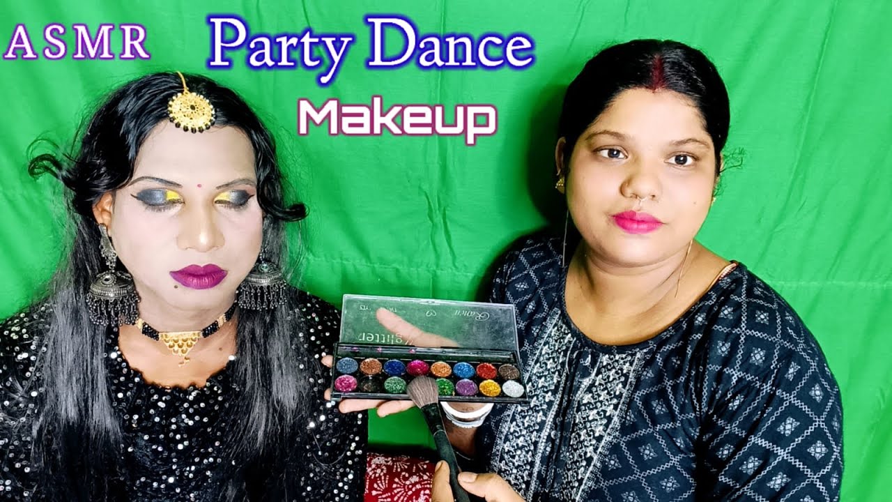 ASMR~Doing My Brother Indian Dancing Party Makeup (Roleplay Makeup) @asmrsangi7044 💄❤️💋
