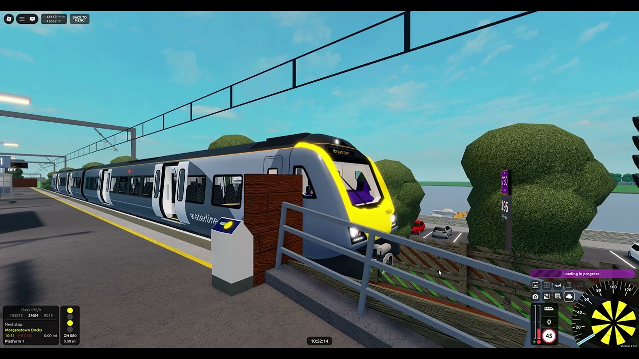 Roblox SCR v2.3.2 R015 Benton➡️Morganstown (Class 195/0)