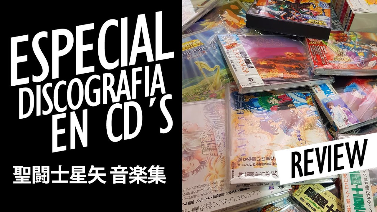 ¡ESPECIAL!  DISCOGRAFIA DE SAINT SEIYA EN CD - REVISIÓN